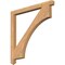 Ekena Millwork Westlake Arts & Crafts Smooth Bracket, Western Red Cedar, 3 1/2"W x 46"D x 46"H BKT04X46X46WTL03SWR - alternate 1